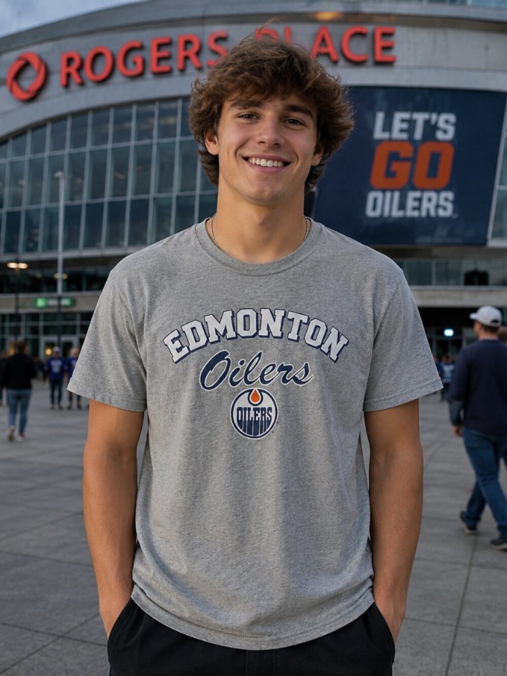EDMONTON OILERS NHL MEN TEE (large)